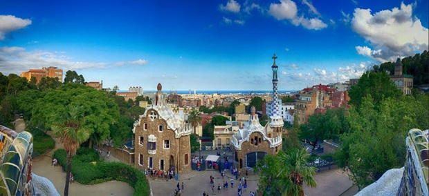 Park Guell, Barcelona, Spain.